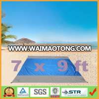 Parachute Nylon Sand proof Beach Blanket with Bag