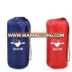 travel around nylon bag printed brand logo polar fleece blanket with pouch