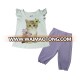 Kids Wear 2 pcs Sleepwear Pajamas