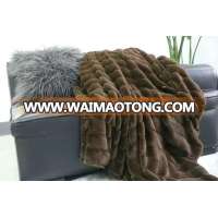 soft fluffy mink faux fur blankets throw