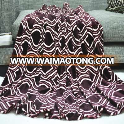 soft touch flannel fleece blanket cliping carving wool blanket