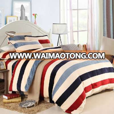 China home textile factory Amazon hot-selling knitted fleece bed sheet set