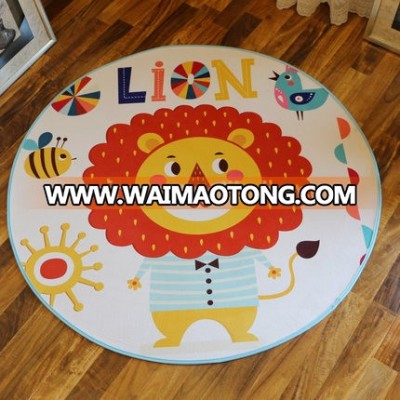 Individual animal round carpet living room tea table mat bedroom study chair cushion of chair cushion the computer chair mat