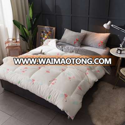 lovely printed microfiber warmth cheap comforter bedding set