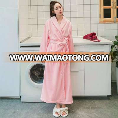 American Native use long super soft flannel fleece sexy women wholesale bathrobe