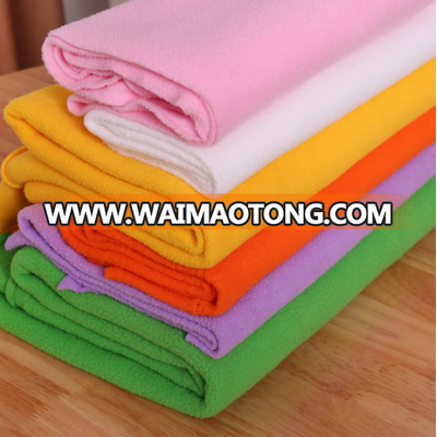 China suppliers cheap wholesale plain dyed anti-pilling polar fleece fabric for bedding set