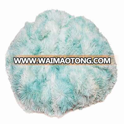 Soft Shaggy Fuzzy Fur Long Mangolian Elegant PV plush fabric for blankets