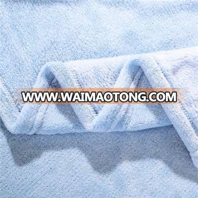 Super Soft Lightweight Cozy Plush Solid Flannel Fabirc For bedding