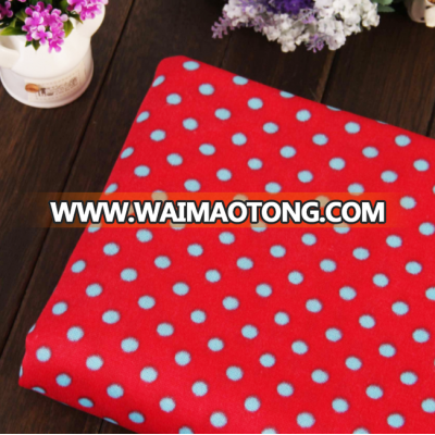 cheap price wholesale dot printed anti-pilling polar fleece for blanket