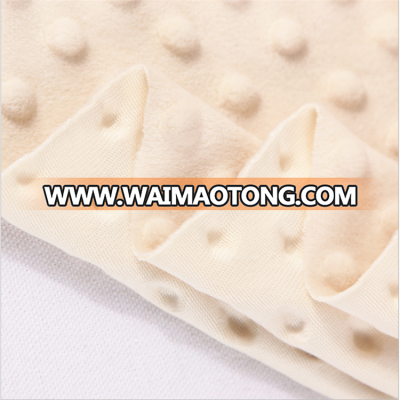 Chinese factory wholesale bubble pressure imitated super soft solid microfiber fabric