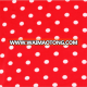 fashion colors home textile dot printed flannel fabric soft fleece for garment