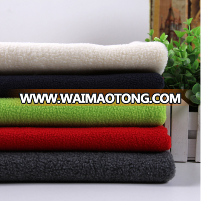 China suppliers plain dyed single side anti-pill polar fleece for garment