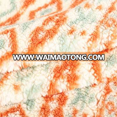 High Quality Super Soft Weft Knitted 100% Polyester Sherpa Fleece Fabric For Home Textiles