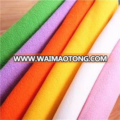 wholesale warm and bright tones solid anti-pilling fleece fabric for garment/scarf