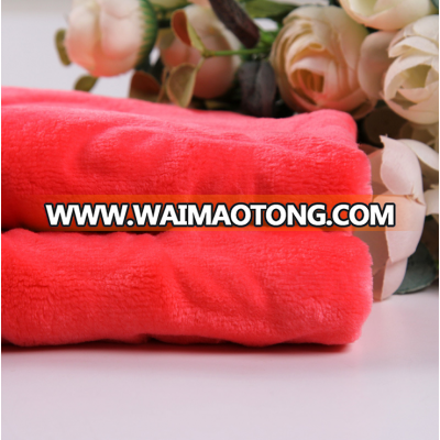 China suppliers plain dyed embossed flannel fabric for blanket