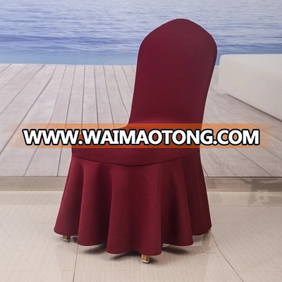 Wholesale China made factory supply wedding celebration Party elastic and chair cover