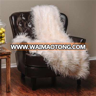 Fuzzy Fur Fluffy Faux Fur Warm Elegant Sherpa Color Variation PV plush blankets