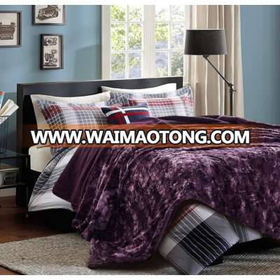 new style home textile soft wool knitting blanket wholesale southwest weighted-blanket