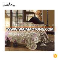 Custom Print 4pcs 100% Silk Bedding Set